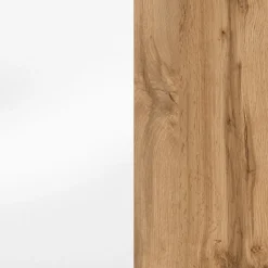 Waschtischunterschrank Luna 80cm 2 Schubladen - Eiche/Weiß
