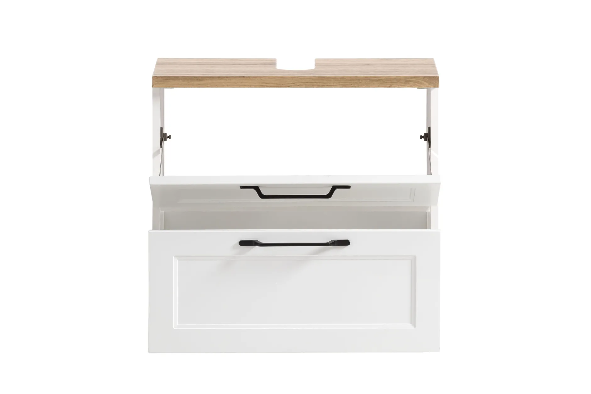 Waschtischunterschrank Meran | 60 x 35 x 55 cm | Weiß