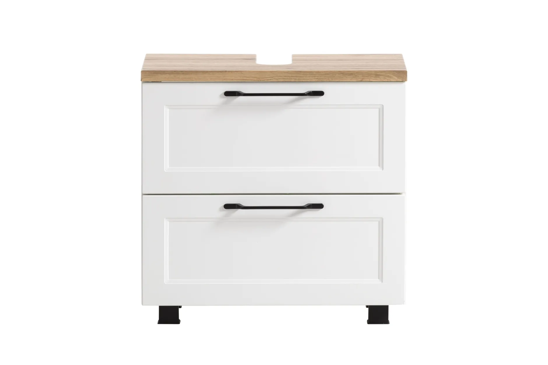 Waschtischunterschrank Meran | 60 x 35 x 55 cm | Weiß