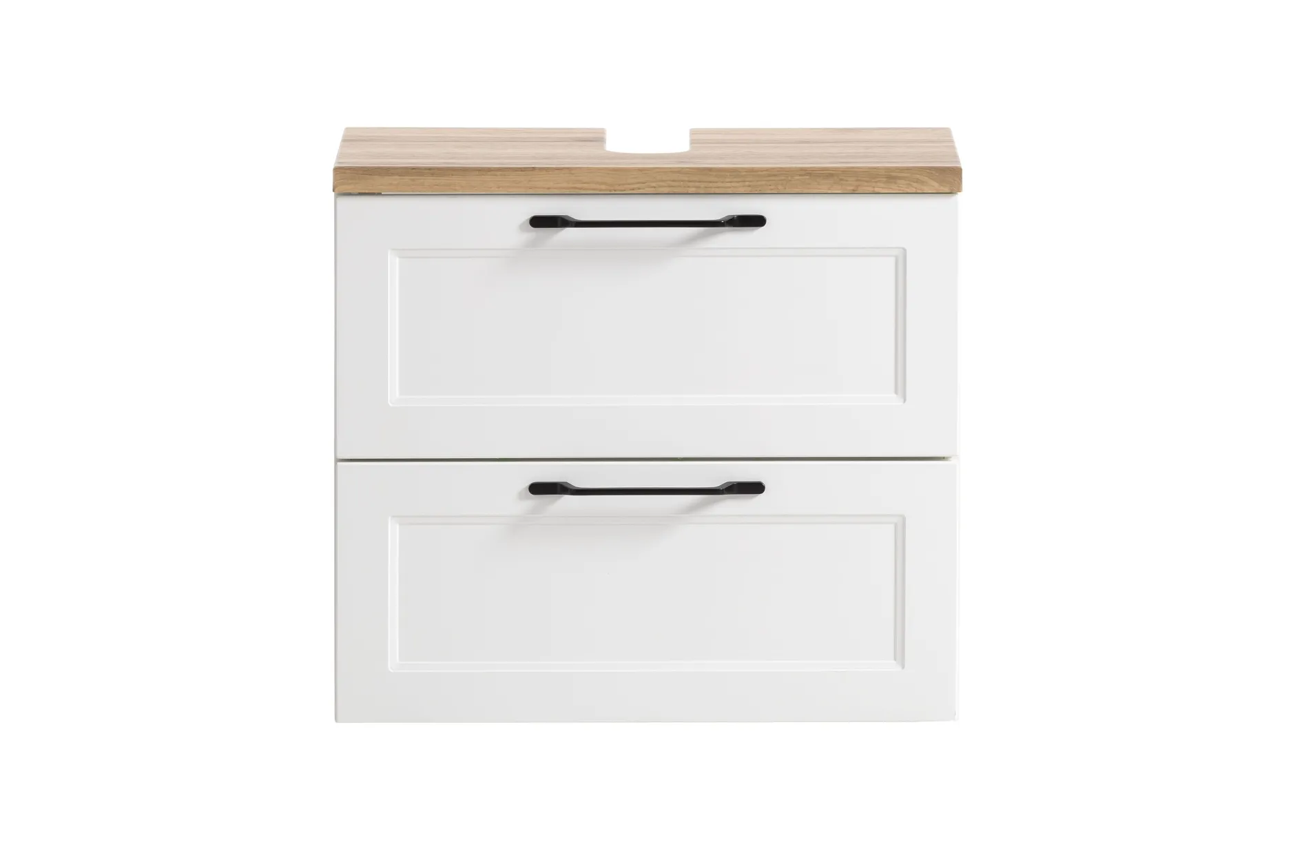 Waschtischunterschrank Meran | 60 x 35 x 55 cm | Weiß