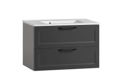 Waschtischunterschrank Meran | 80 x 47 x 56 cm | Grau