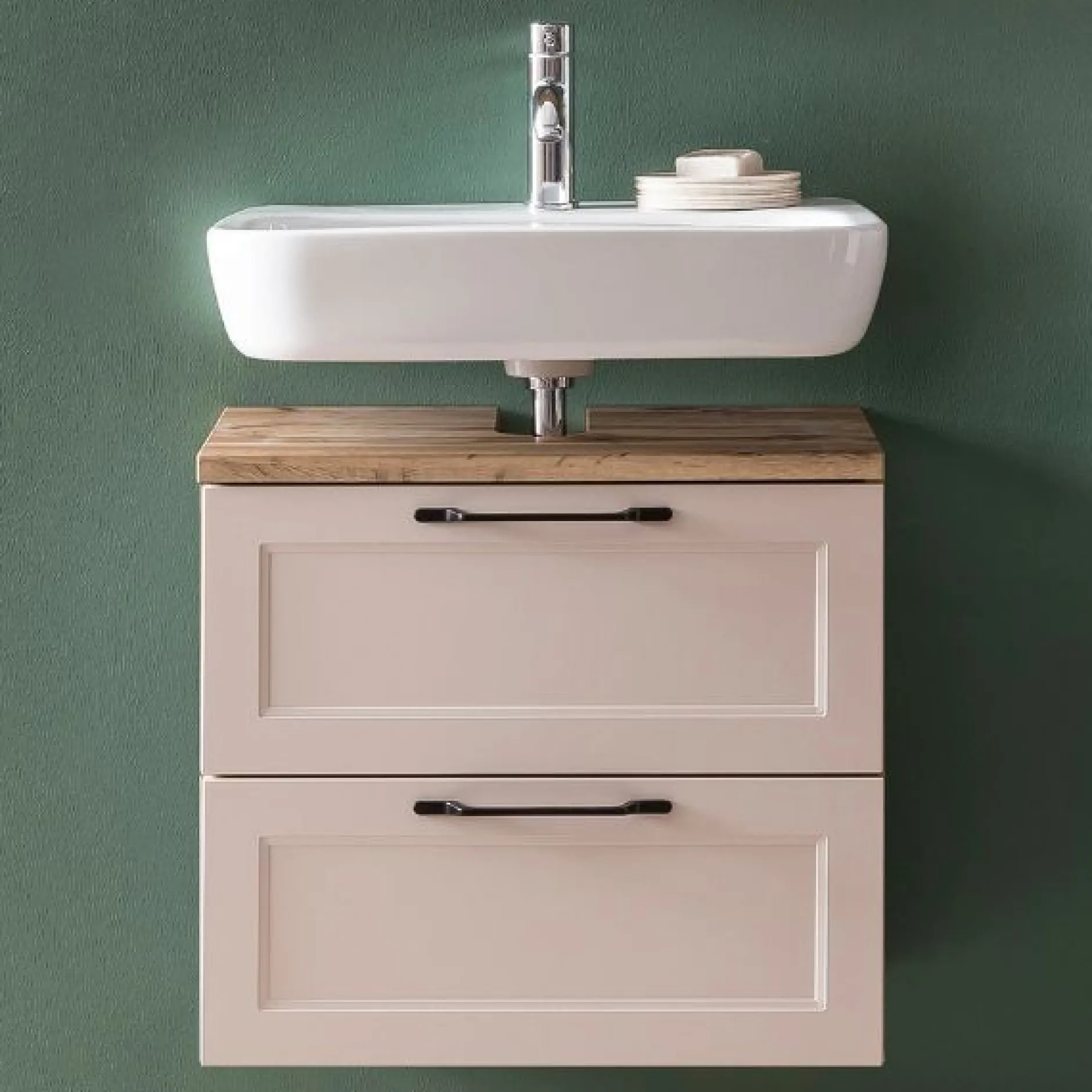 Waschtischunterschrank Meran | 60 x 35 x 55 cm | Farbe Kaschmir
