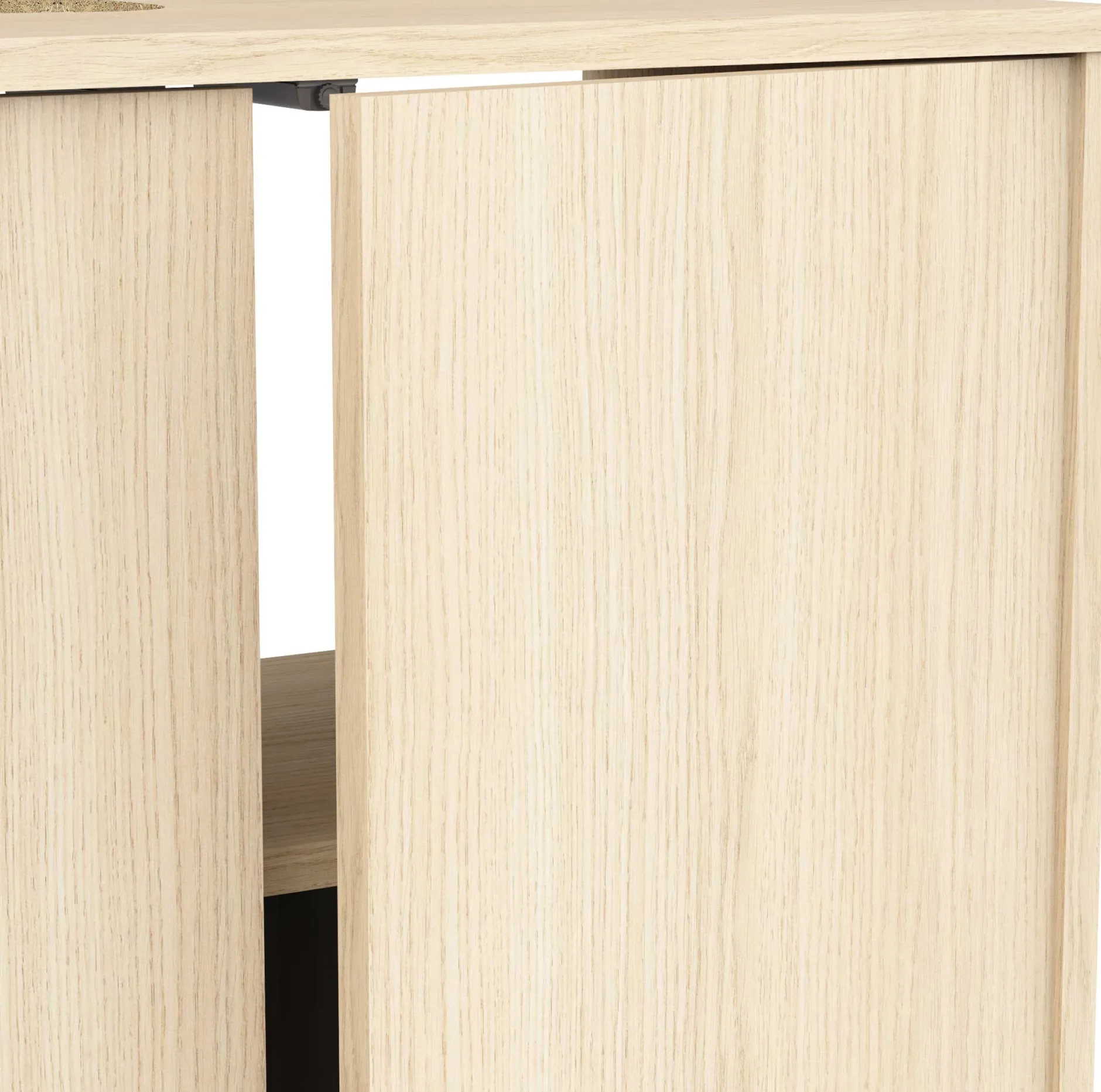 Waschtischunterschrank Puma - 64x33x61cm - 2 Türen - Eiche