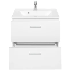 Waschtischunterschrank Ricca 60cm 2 Schubladen - weiß