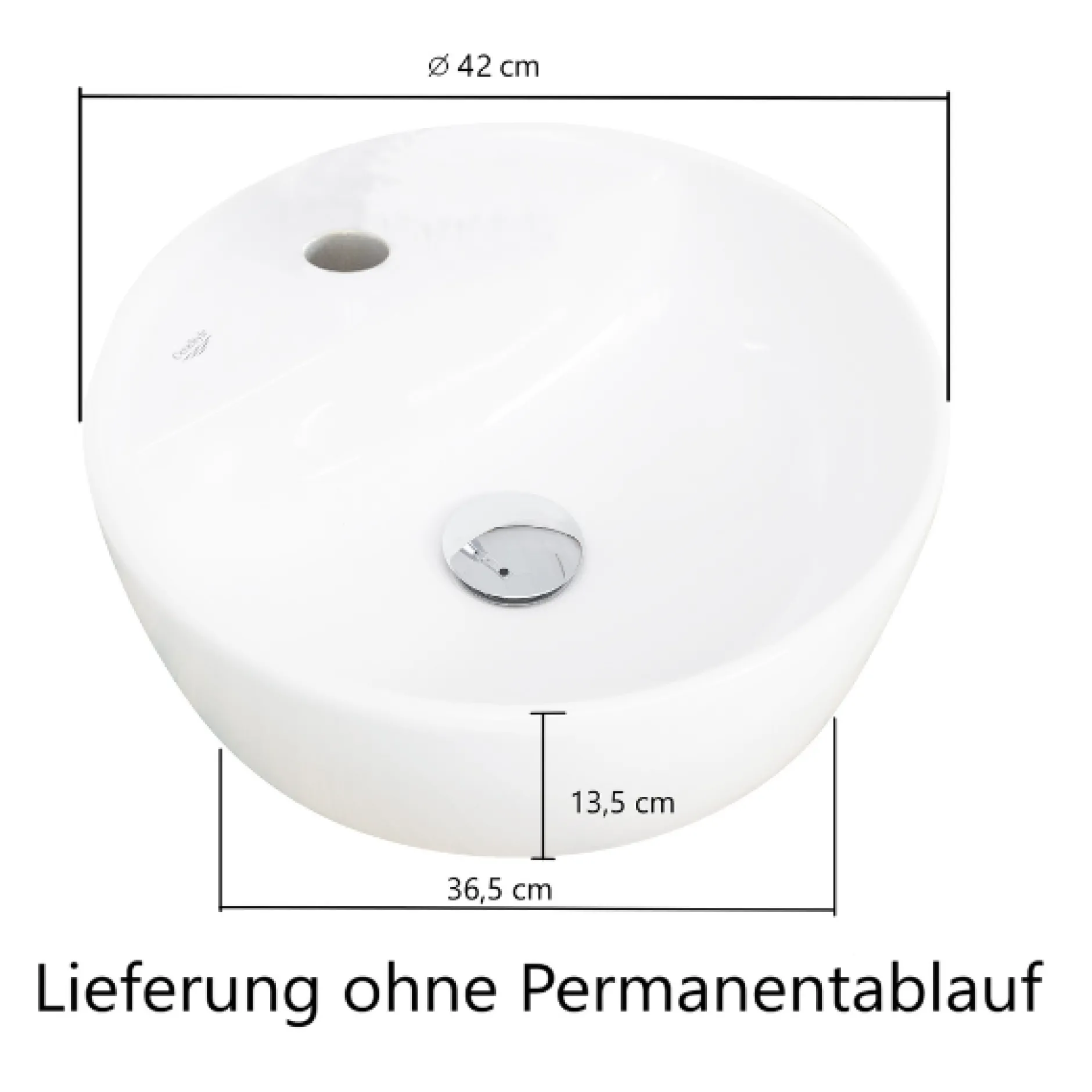 Waschtischunterschrank Vikas 61cm 2 Schubladen - Eiche