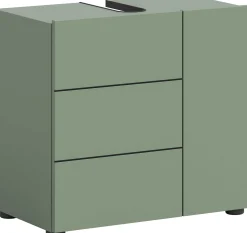 Waschtischunterschrank Vira Xonox - Rauchgrün - 60x57x34 cm