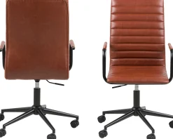 Windsor Bürostuhl - verstellbar - Kunstleder cognac