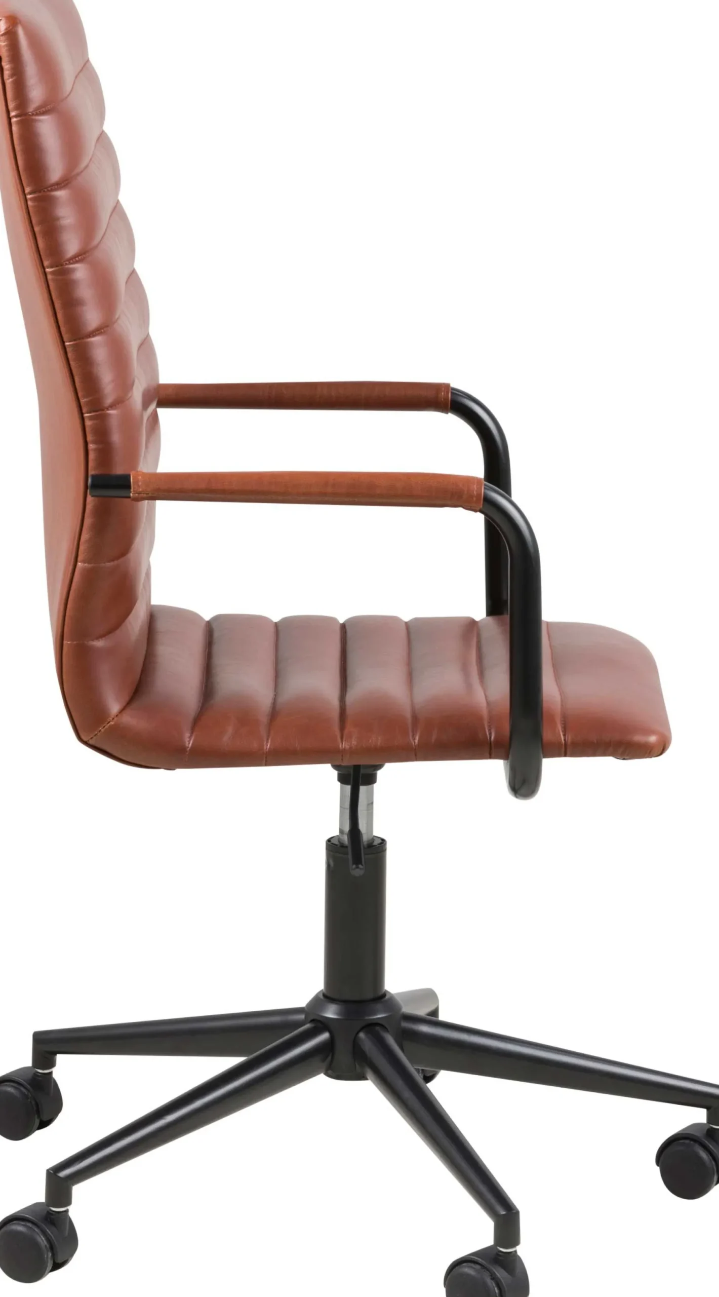 Windsor Bürostuhl - verstellbar - Kunstleder cognac