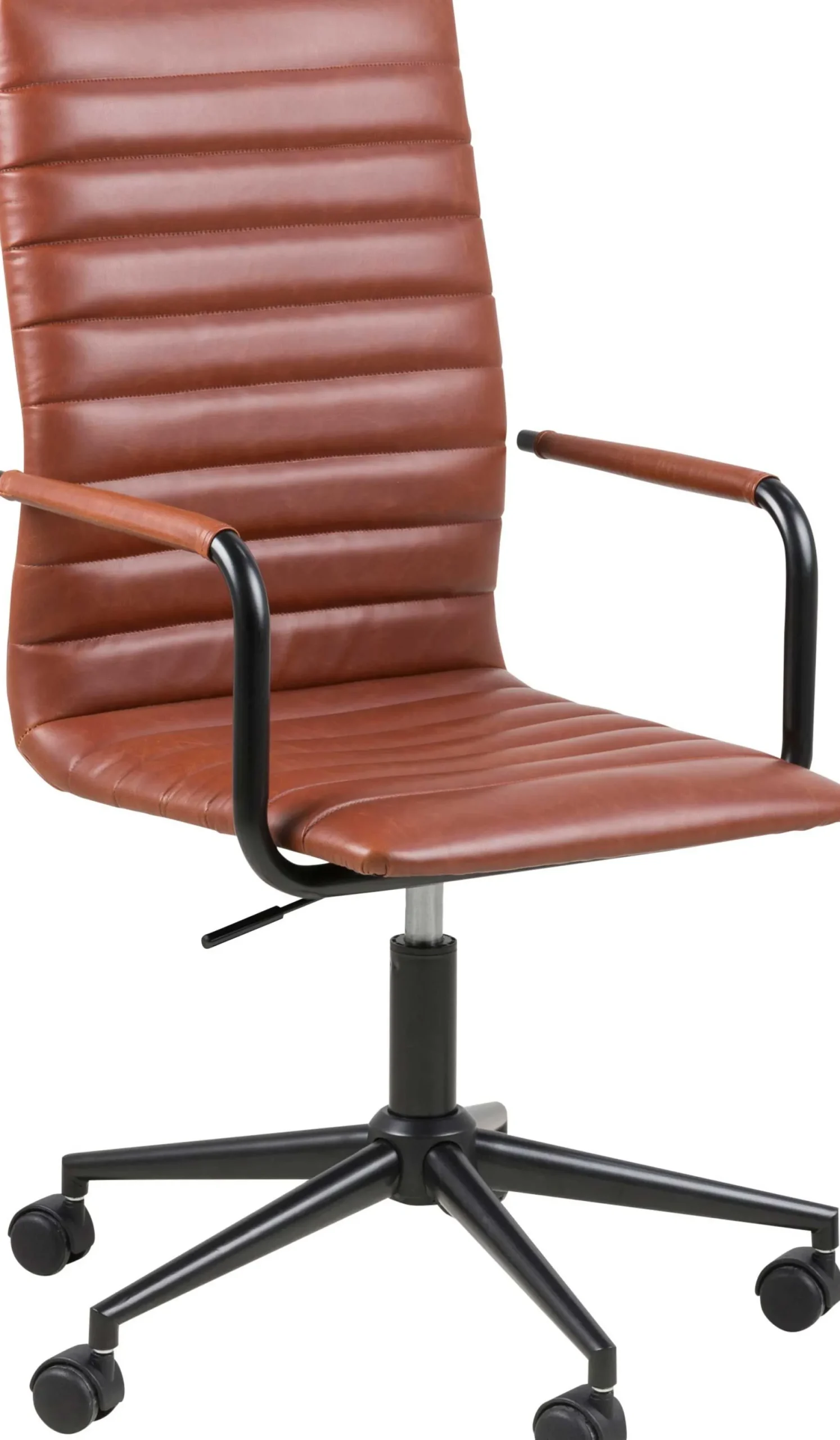 Windsor Bürostuhl - verstellbar - Kunstleder cognac