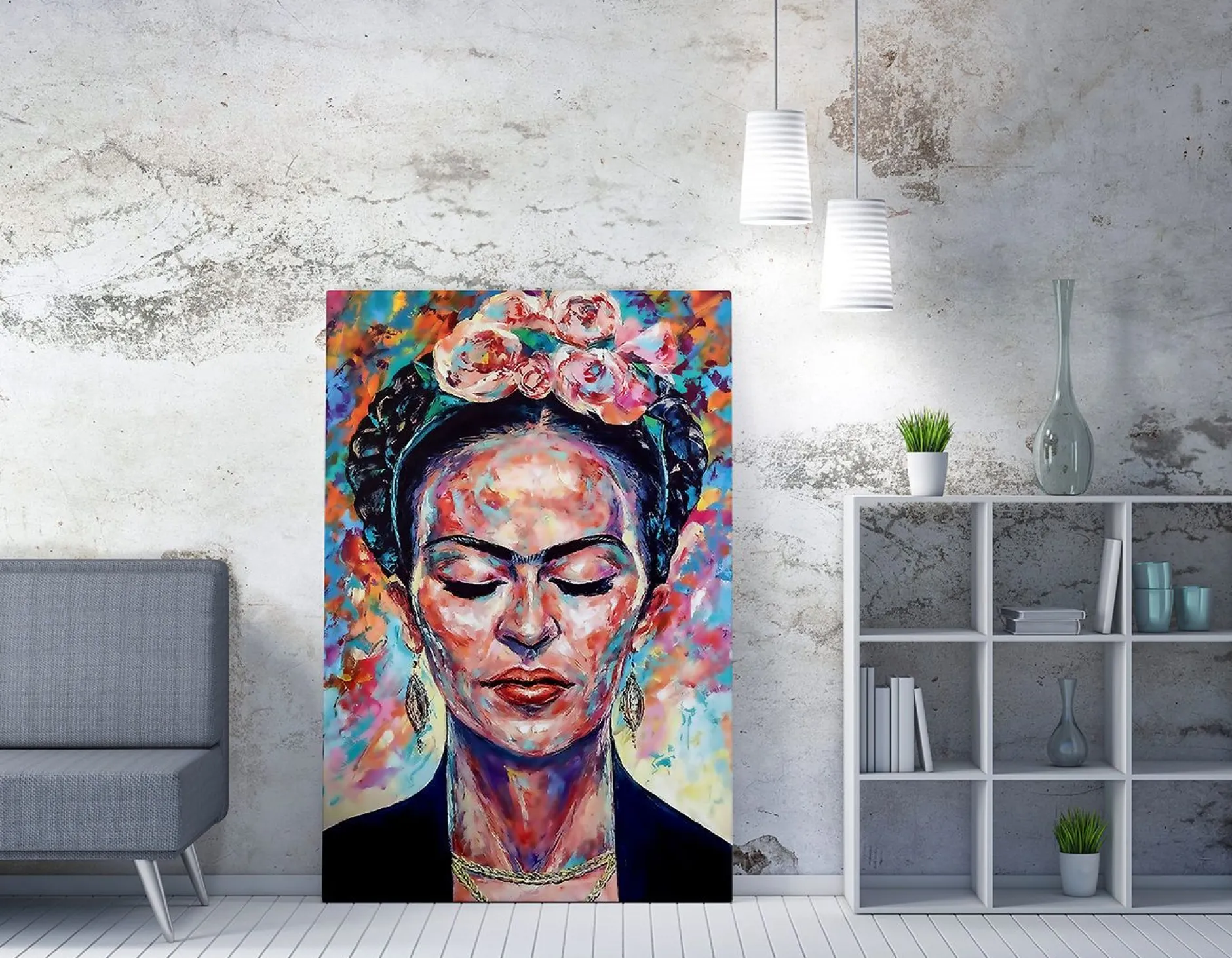 Wirtz Dekoratives Leinwandbild | 50 % BAUMWOLLE / 50 % POLYESTER | 50 x 70 cm