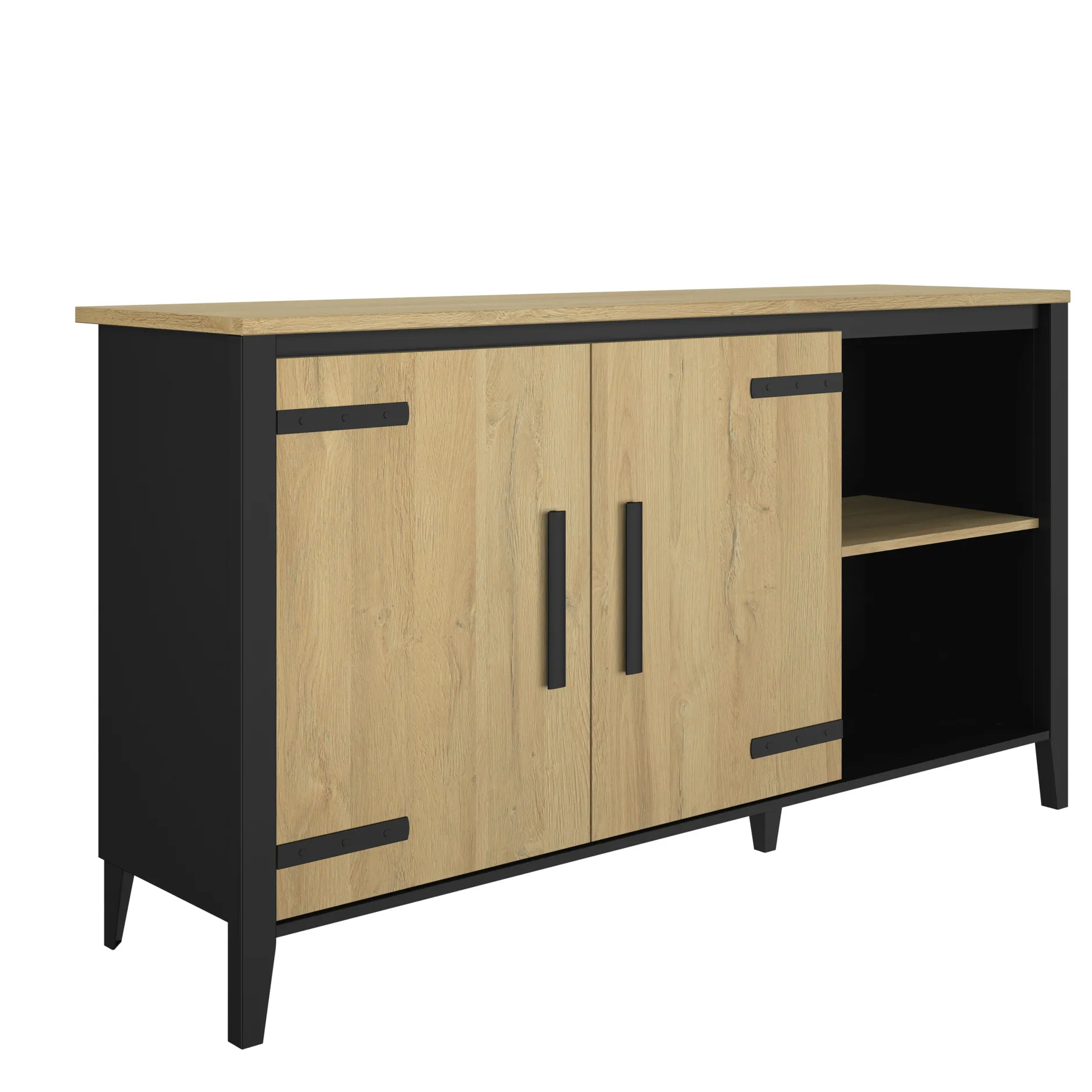 Wohnzimmerset Cork | Couchtisch, TV-Schrank, Sideboard | Gold Oak Design