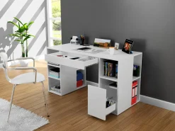 Wood Fashion Study Desk | 18mm Dicke | Weiß