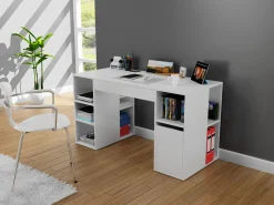 Wood Fashion Study Desk | 18mm Dicke | Weiß