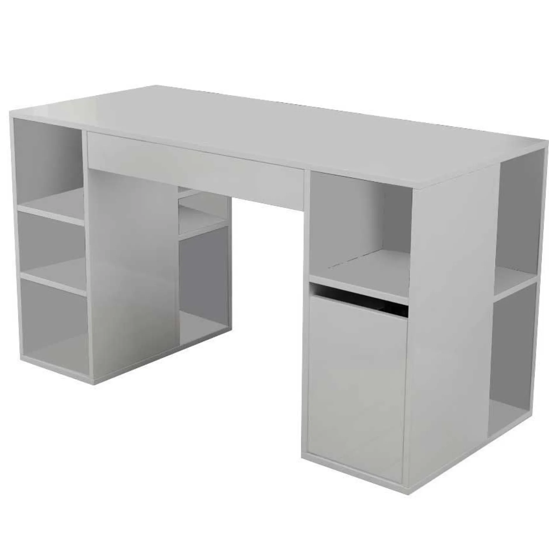 Wood Fashion Study Desk | 18mm Dicke | Weiß