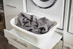 Wäscheschrank Laundreezy | 68 x 68 x 162 cm | Weiß