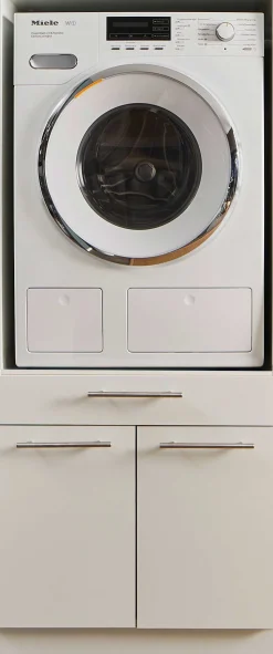 Wäscheschrank Laundreezy | 68 x 68 x 162 cm | Weiß