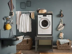 Wäscheschrank Laundreezy | 68 x 68 x 162 cm | Anthrazit