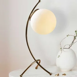 Yay Tischlampe | METALLGEHÄUSE | Vintage, Weiß