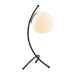 Yay Tischlampe | METALLGEHÄUSE | Schwarz, Weiß
