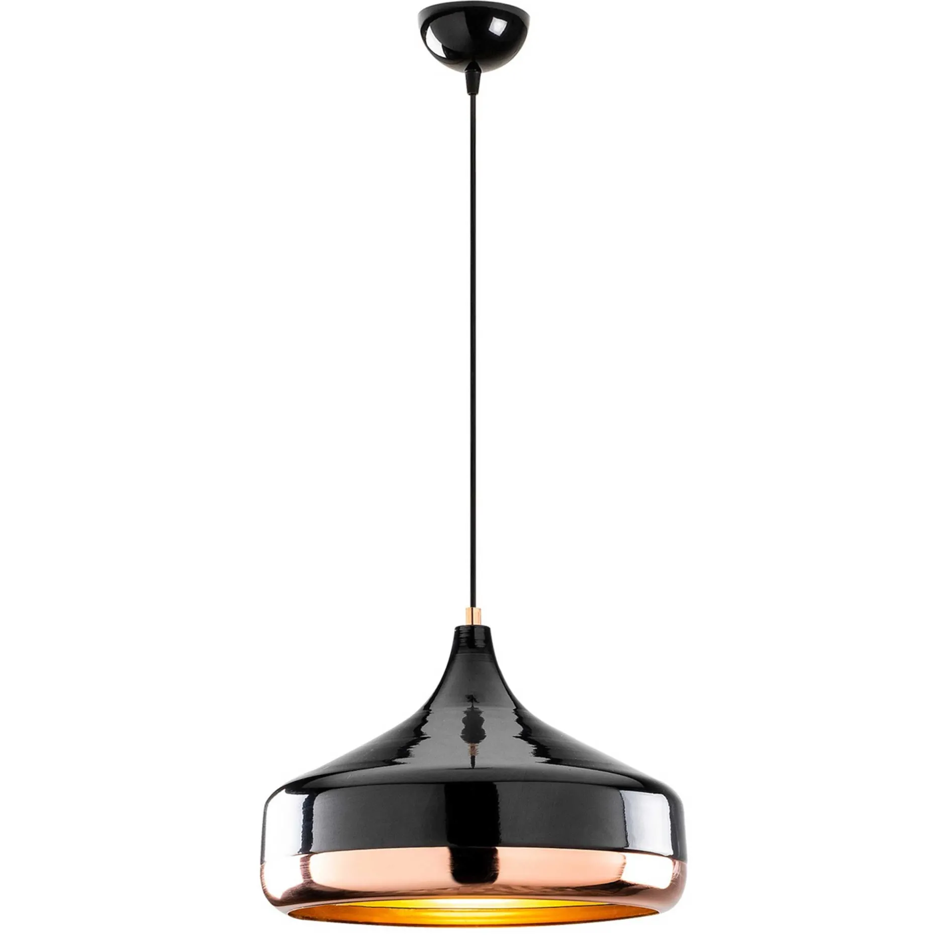 Yıldo Kronleuchter | METALLGEHÄUSE | Schwarz, Kupfer