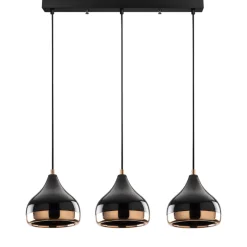 Yıldo Kronleuchter | METALLGEHÄUSE | Schwarz, Kupfer