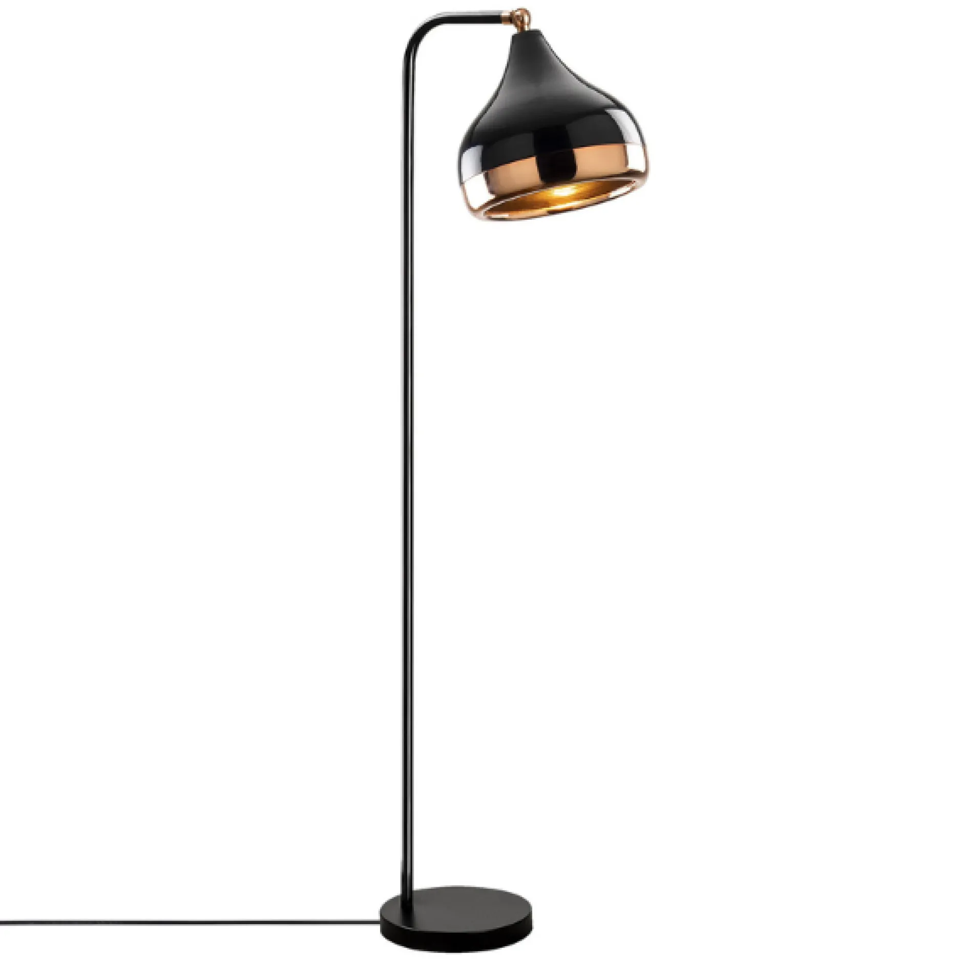 Yıldo Stehlampe | METALLGEHÄUSE | Schwarz, Kupfer