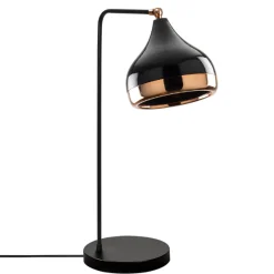 Yıldo Tischlampe | METALLGEHÄUSE | Schwarz, Kupfer