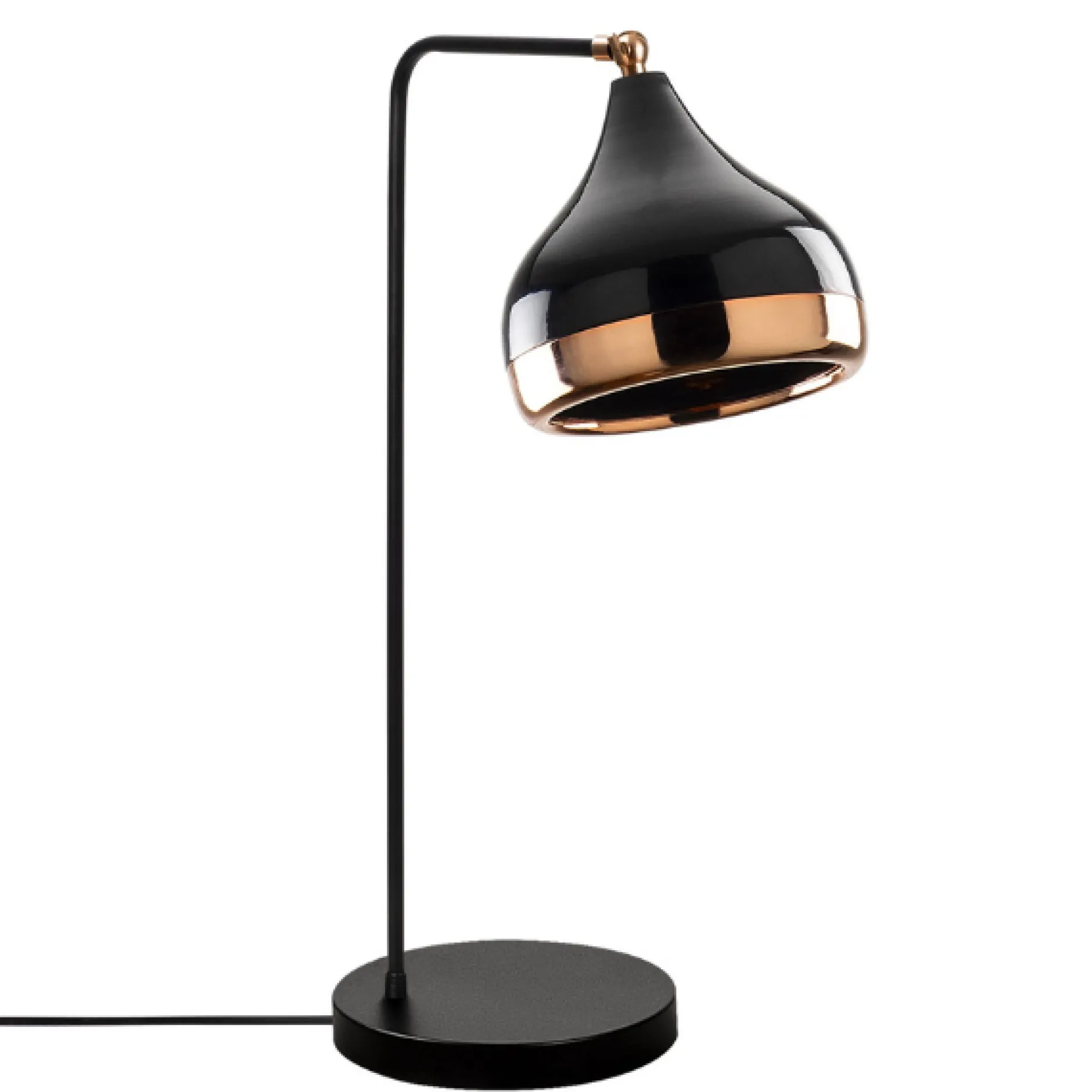Yıldo Tischlampe | METALLGEHÄUSE | Schwarz, Kupfer