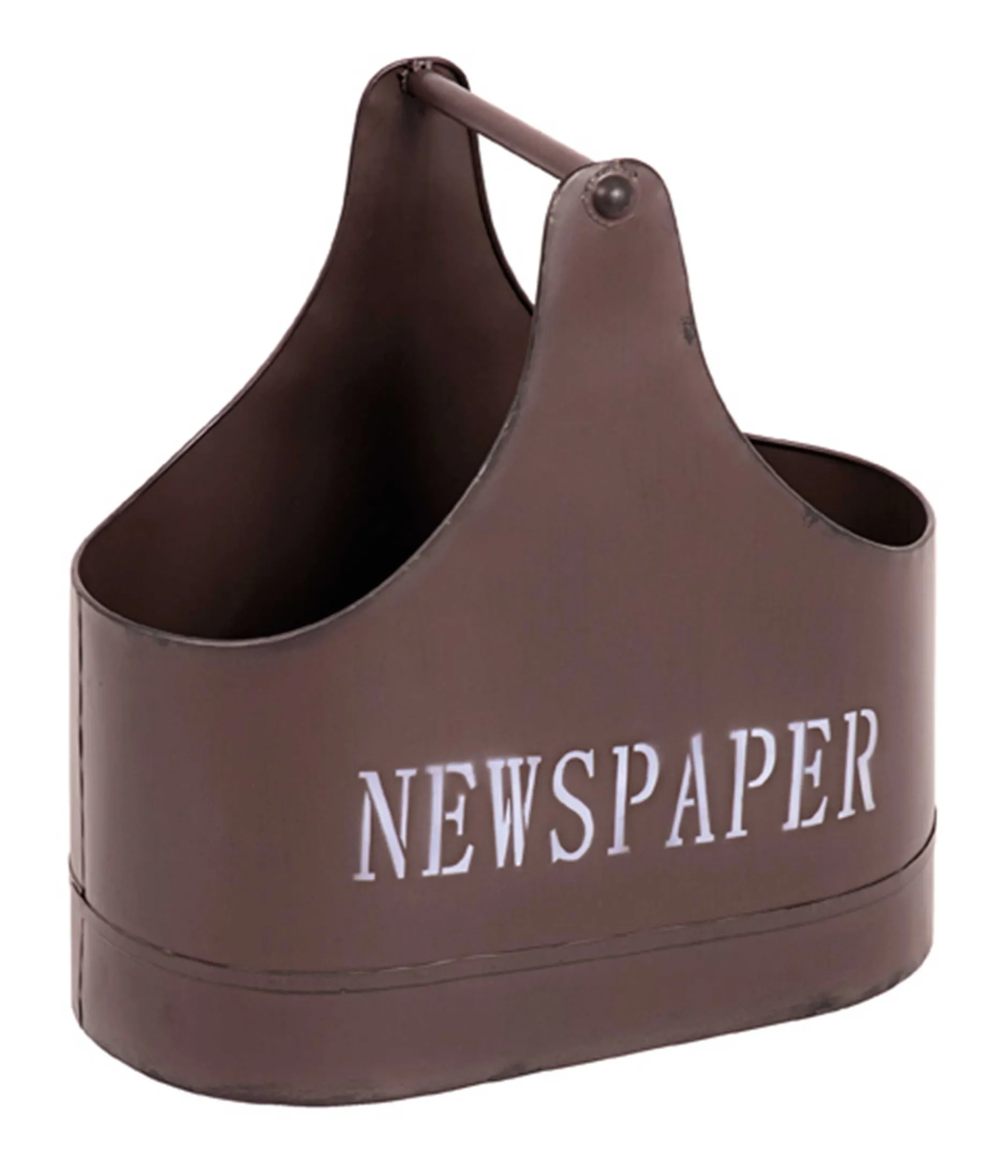 Zeitungsständer | 44 x 27 x 44 cm | Braun