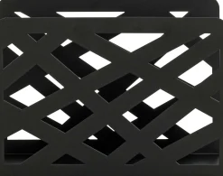 Zeitungsständer | 35 x 10 x 26 cm | Schwarz
