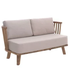Zweisitzer Gartenbank Casablanca Gescova - Teakholz - 150x70x70 cm - Braun