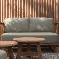 Zweisitzer Gartenbank Casablanca Gescova - Teakholz - 150x70x70 cm - Braun