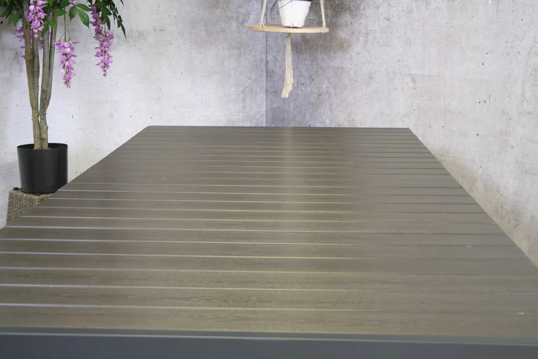 Zweite Chance Gartentisch Jersey 220x100 - anthrazit